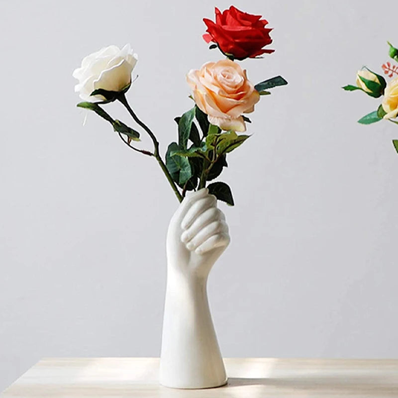 Ceramic Hand Vase