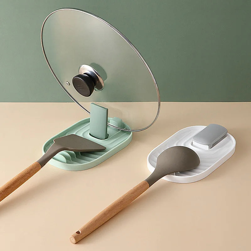 Multi-Purpose Pot Lid and Spoon Holder