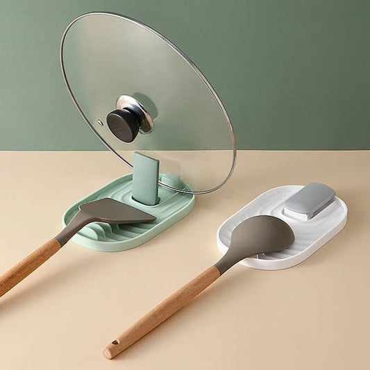 Multi-Purpose Pot Lid and Spoon Holder