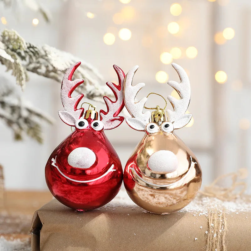 Elk Christmas Balls Ornaments