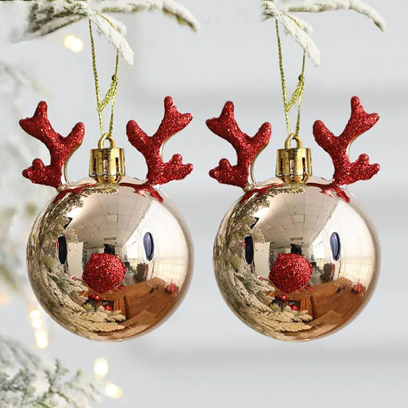 Elk Christmas Balls Ornaments