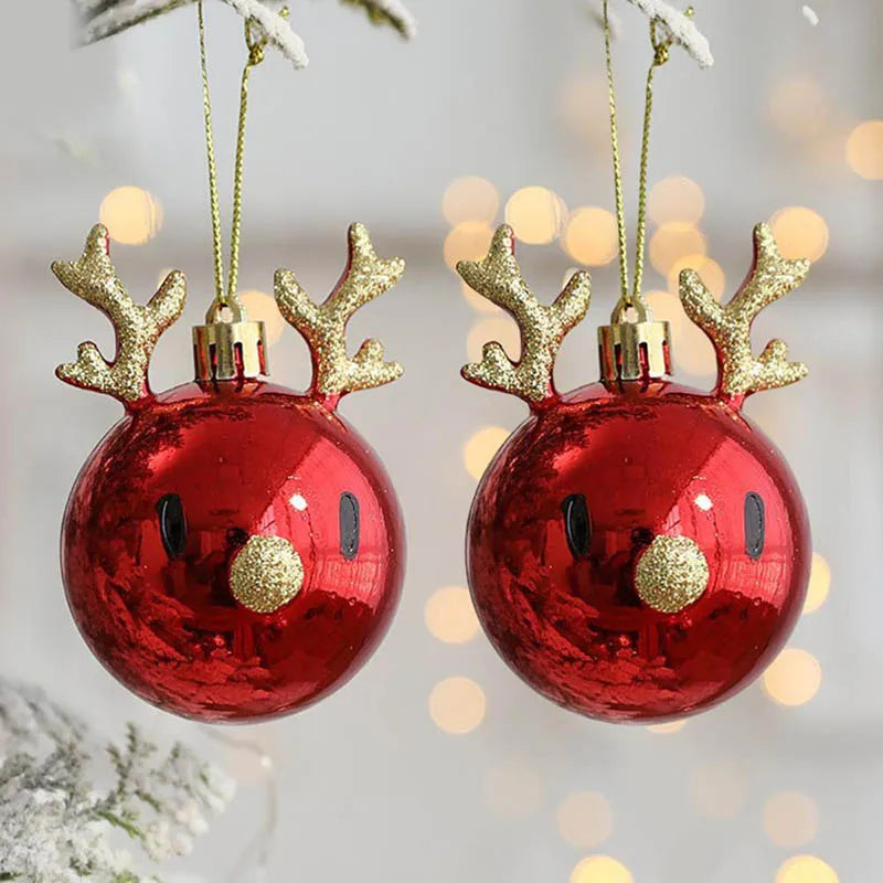 Elk Christmas Balls Ornaments