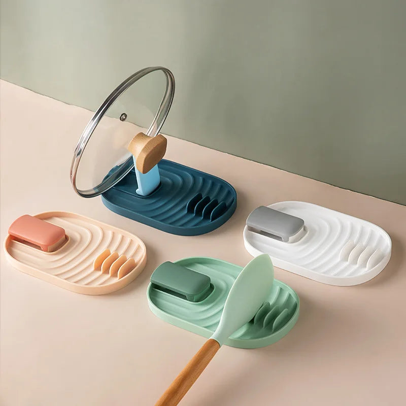 Multi-Purpose Pot Lid and Spoon Holder